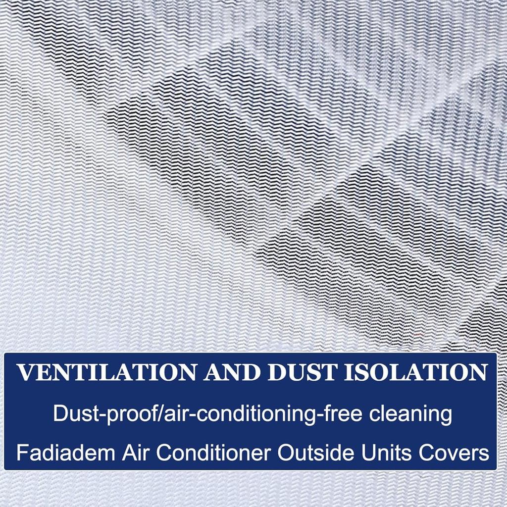 Kryt jednotky klimatizácie so sieťkou, Vonkajšia ochrana okienkej klimatizácie, Štít proti dažďu a snehu pre mini split tepelné čerpadlo/kondenzátor/kompresor