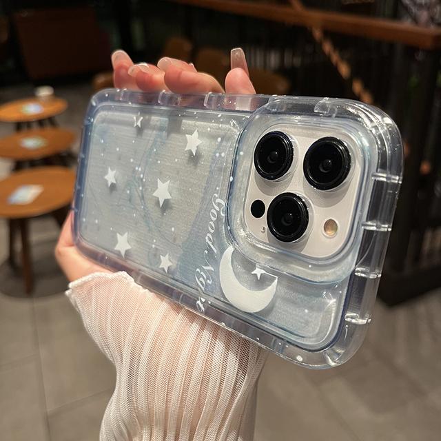 Ins Cute Cartoon Rabbit Transparent Phone Case For Iphone 14 Pro Max 13 12 11 Pro Max 14plus Soft Shockproof Clear Cover Coque