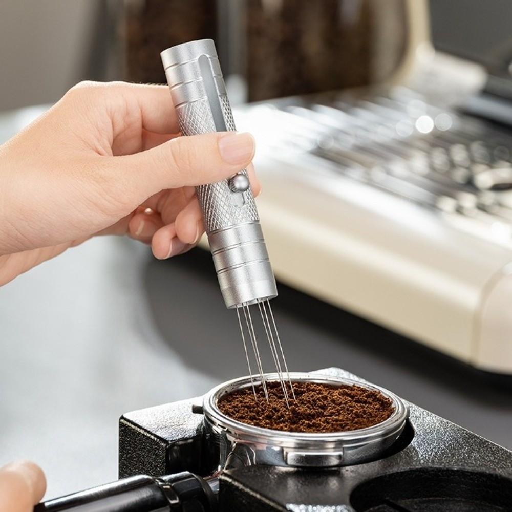 6kolíková jehla na míchání espressa Teleskopický pěchovadlo na kávu Jehla na přípravu espressa