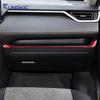 LHD RHD Car Dashboard Decor Strip Trim Real Soft Carbon Fiber Sticker For Toyota RAV4 XA50      2024 2025