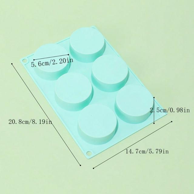 Silicone Donut Mold Baking Utensils Round High Temperature Resistant Pudding Macaron Cake Mold Kitchen Cooking Baking Tools