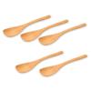 Wooden Natural Dessert Set of Current Model J-kitchens Spoons, 5, 14.6x2.6cm,