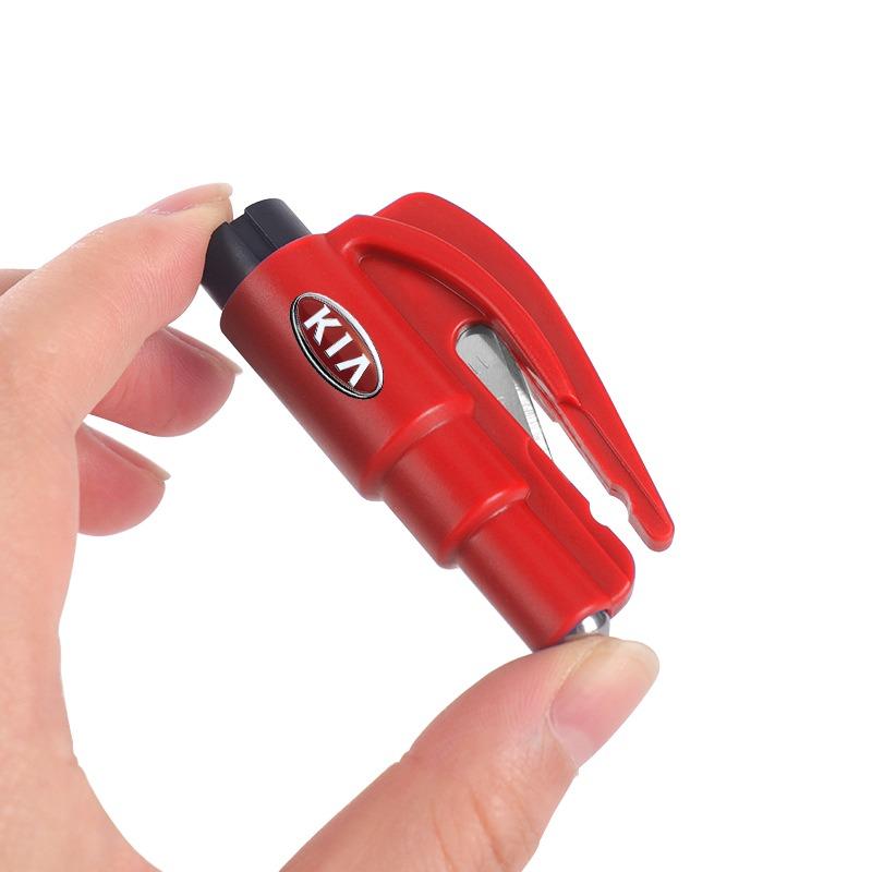 2025 Fashion New 3-in-1 Car Safety Hammer Auto Emergency Glass Window Breaker Car Tool For KIA Cerato Sportage R K2 K3 K5 Sorento Sportage R Rio Soul