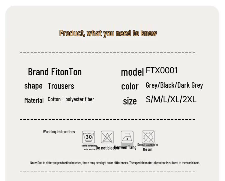 FitonTon Women's Drawstring Tapered Sweatpants