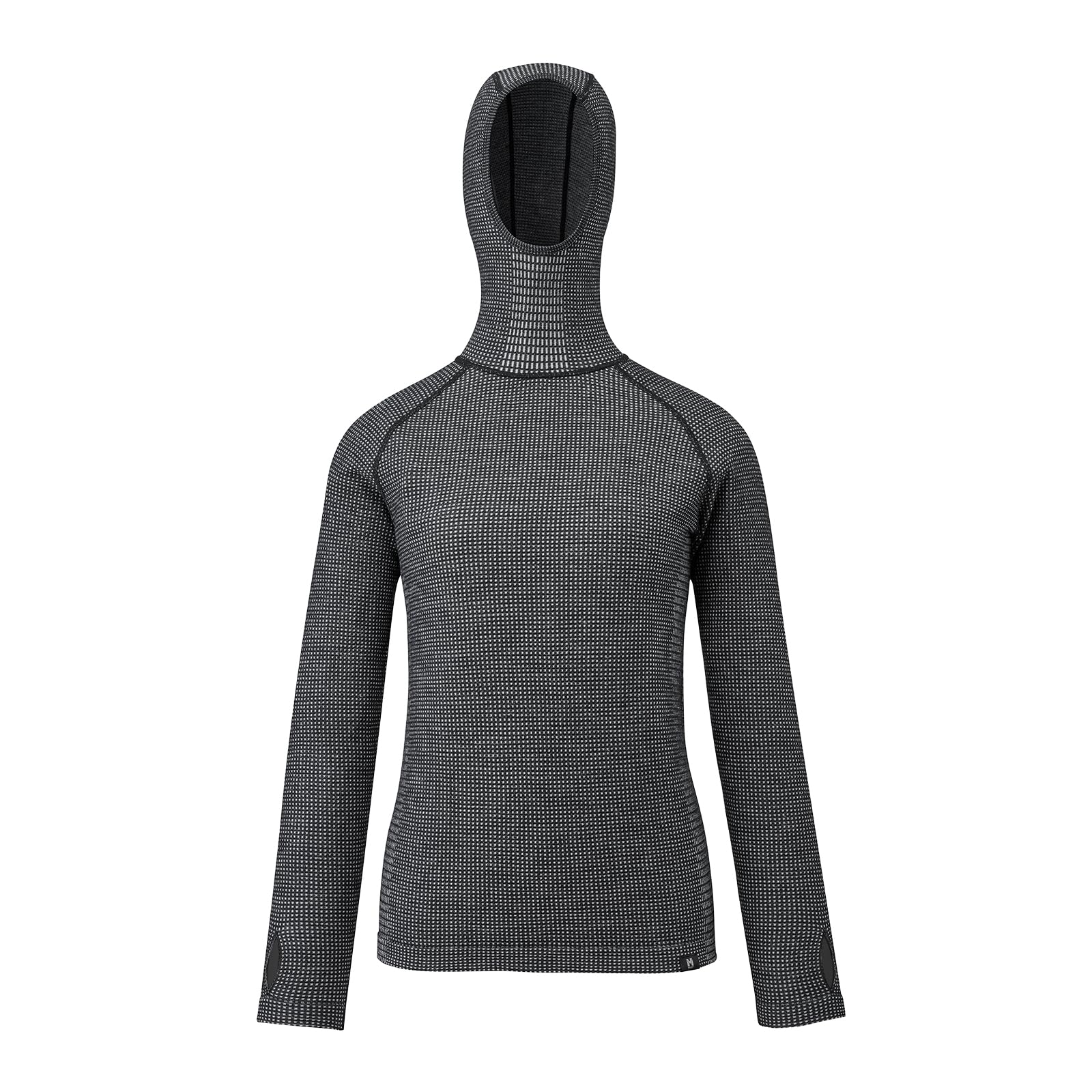 

Толстовка с капюшоном из вафельной шерсти для холодной погоды MIV01914 [Millet] [Женская] Черный-Нуар (НОВЫЙ ЛОГОТИП) С-М