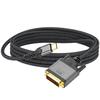 2m USB C To DVI Adapter Cable Wire Support 1080P 60Hz Video Cord Notebook and Smartphone Same Screen Adapter Wire