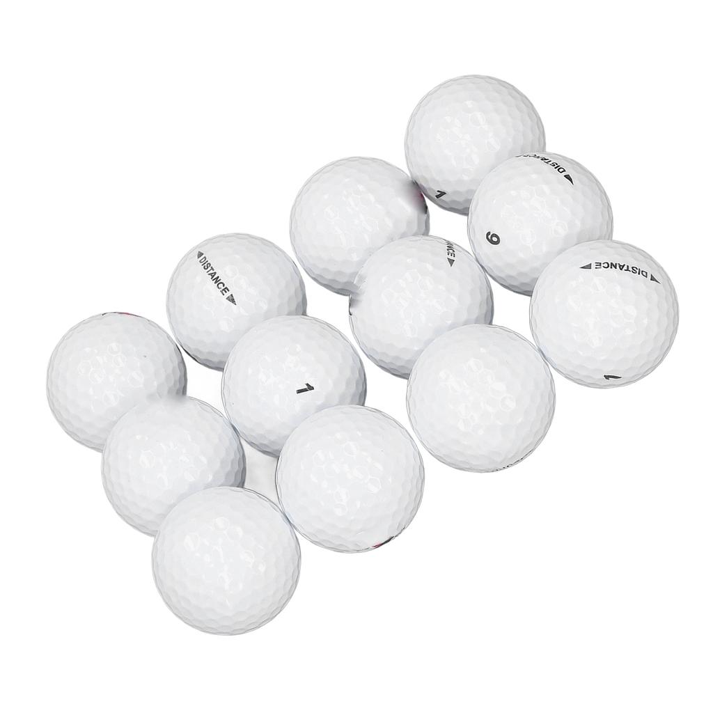 12PCS Golf Balls Lightweight Golf Practice Balls Double Layer Game Ball for Men Women Adults Birthday Present
