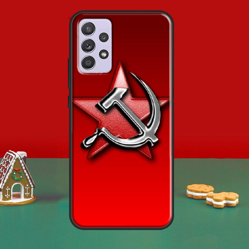 USSR Flag Soviet Union Case For Samsung A52S A12 A32 A42 A52 A72 A51 A71 A31 A11 A40 A50 A70 A21S Phone Cover