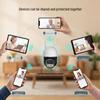 Icsee Wireless 5X Zoom 360° Panoramic Rotating Camera for Indoor/Outdoor Home Use