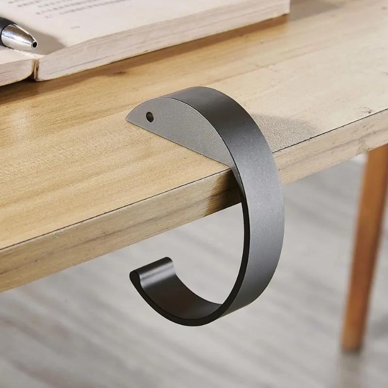 Multi-functional Table Hook Portable Student Desk Side Hanging Bag Artifact Removable Mobile Handbag Holders Hanging Bag Hooks