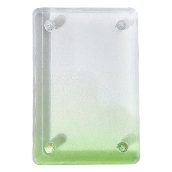 Card Brick Thickened Magnetic Suction Place Photos Gradient Colors Oblong Shape DIY Pictures Transparent See-through Photo Ornament Students Gift