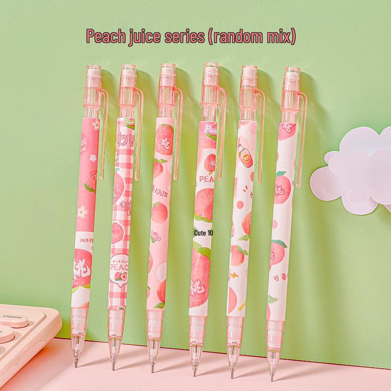 0,5 mm Persika Mekanisk Blyertspenna för Grundskoleelever, Högvärdigt Skrivmaterial, Kontinuerlig Stift