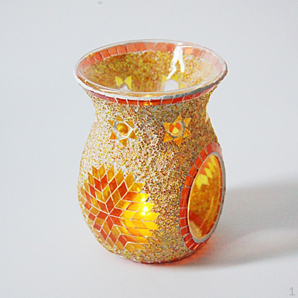 Essential Oil Glass Diffuser Candle Tea Holder Decor