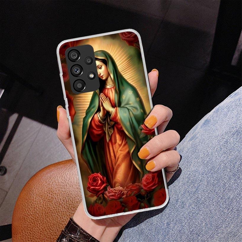 Virgin De Guadalupe Virgen Mary Phone Case For Samsung Galaxy A17 A16 A15 A14 A13 A57 A56 A55 A54 A53 A37 A36 A35 A34 A33 A26 A2