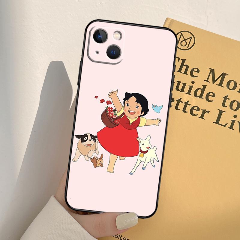 

Cartoon Heidi Phone Case For iPhone 12 11 13 Pro Max X XR XS Max 7 8 Plus SE 2020 12 Mini 13 Mini Cover iPhone SE 2020