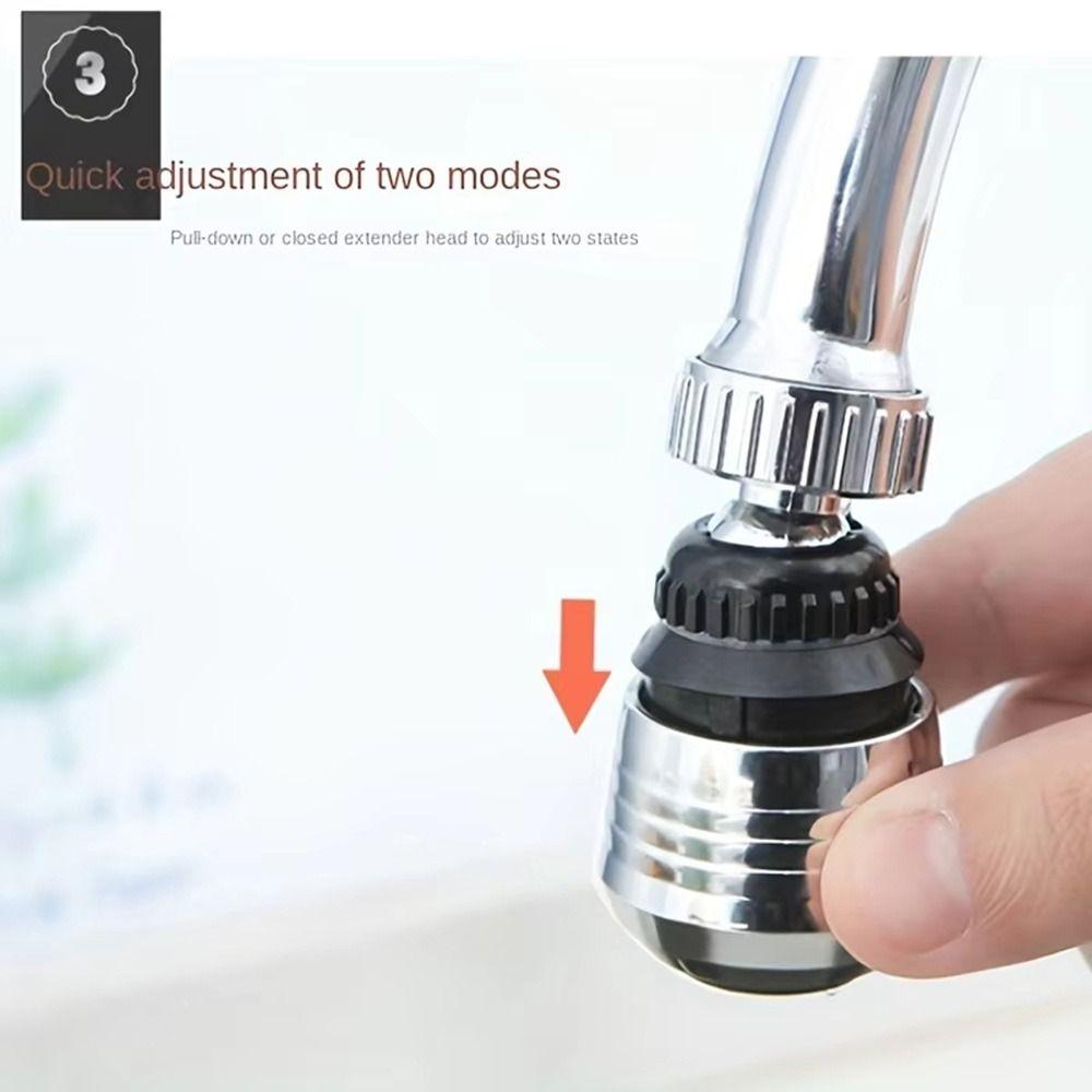 Water Saver Kitchen Faucet Aerator Dual-mode Spray Anti-Splash Sprayer Taps Applications