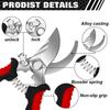 WISEUP Garden Scissors Grafting Tool Fruit Tree Pruning Shears Hand Gardening Plant Scissor Branch Pruner Trimmer Tools