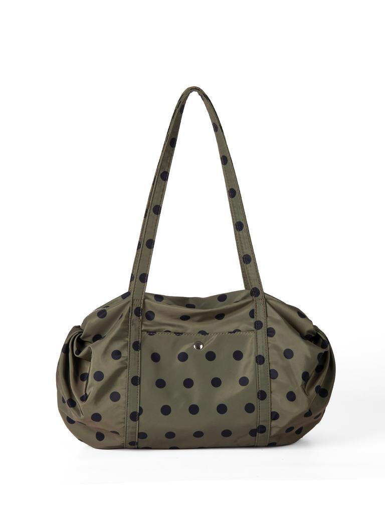 Advanced Wave Sensing Point Design Tote Bag with High Throughput, Versatile for Commuting and Travel, Portable Shoulder Bag