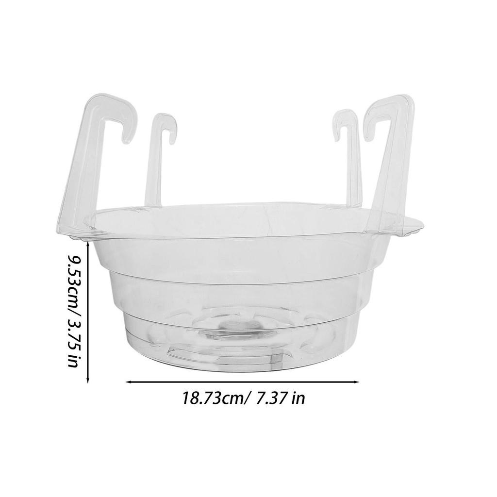 1/5pcs Hanging Plant Water Catcher Clear Plastics Plant Water Catcher Tray Outdoor Garden Flower Pot Decoration Drip Pans Tool