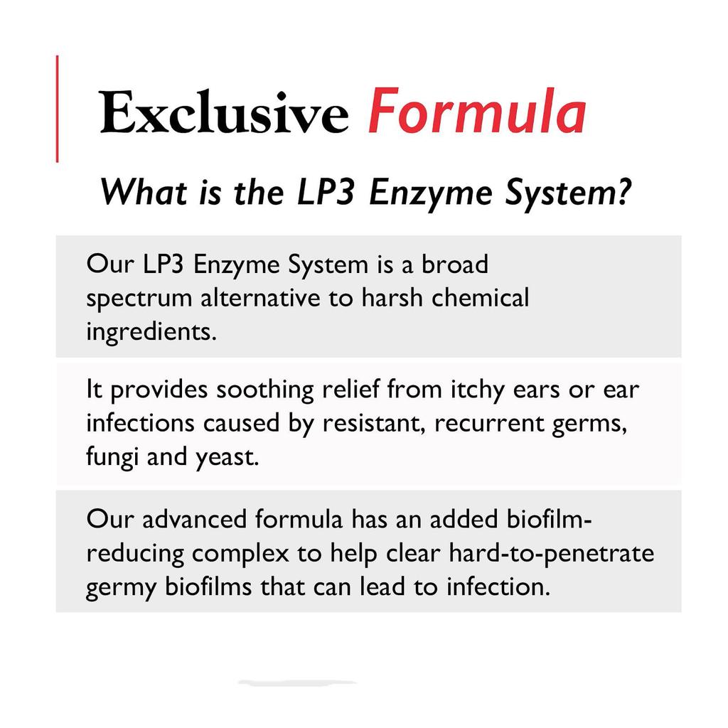 Enzymatic Ear Solution For Dogs And Cats With 1% Hydrocortisone, 1.25oz 37ml