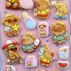 Kids 3D Stickers Relief PVC Cartoon Removable Funny Toys Capybara Decals Kids Party Stickers for Phonecase Laptop Scrapbook