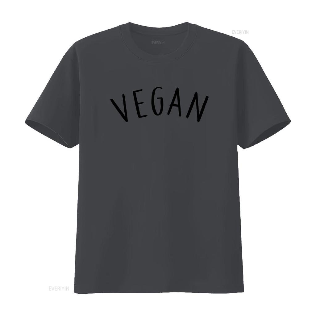 Vegan T Shirt Funny Sayings Unisex Cool Vintage Washed Fashion Designer Clothes Top For Everyday Wear Slightly Breathable