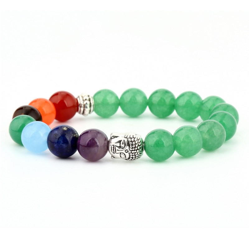 JYL TS Bracelet Colorful Stone  Volcanic Style Brings Vibrant Luck And Joy