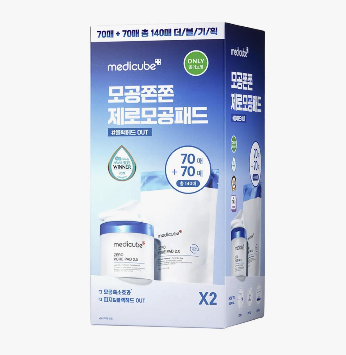 

Medicube Сменный набор Zero Pore Pad 2.0 70 шт.