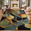 Nordic Color Block Geometric Carpet for Living Room Abstract Art Decoration Home Non-slip Large Rugs Bedroom Bedside Floor Mat