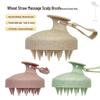 Korean Style Silicone Scalp Massager & Shampoo Brush
