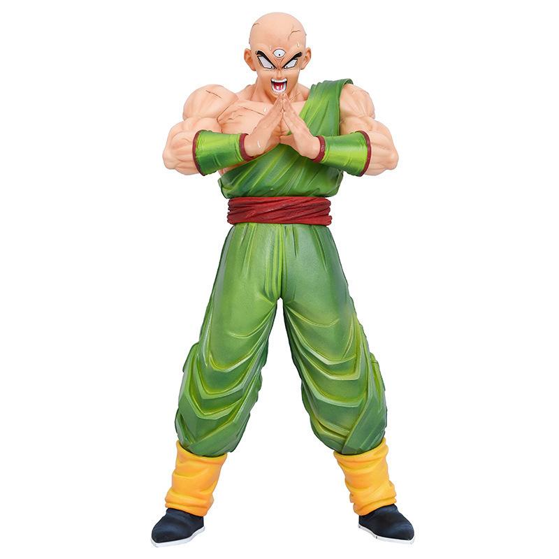 30cm Anime Dragon Ball Z Figure Tien Shinhan Infinite Warrior Pvc Statue Collectible Figurines Model Doll Decoration Toy Gift