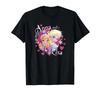Disney Frozen Anna And Elsa Snowflake Heart-Shaped Portrait T-Shirt_