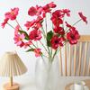 Artificial Butterfly Orchid Flower 6 Heads Blooms Faux Silk Flower Branch with Stem for Wedding Home Office Party Hotel Decoration