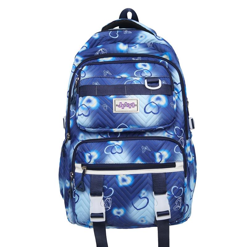 

Рюкзак для девочек, школьный рюкзак для учеников младших классов, детский дорожный рюкзак большой вместимости темно-синий