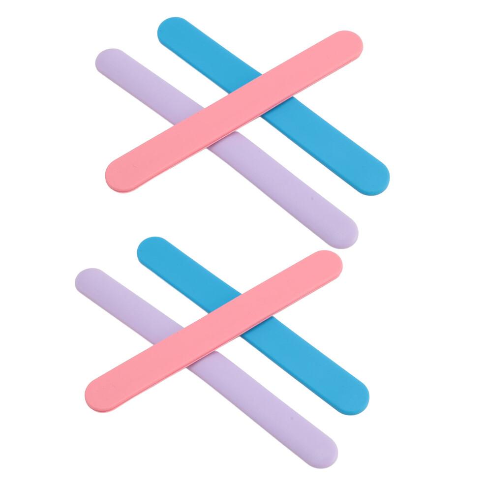 Set de 6 spatules en silicone pour le visage et l’épilation, outils réutilisables antiadhésifs