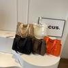 Borsa per vestiti in cotone, Borsa a tracolla versatile da donna, Borsa tote leggera e facile da trasportare