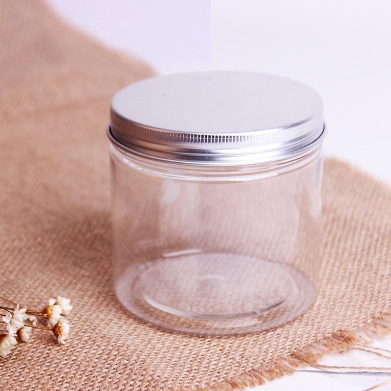 50ML-250ML Aluminum Cap Cosmetic Tin Pot Lip Balm Jar Containers Oil Wax Em