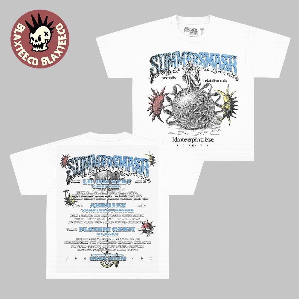 Summer Smash 2026 Festival Merch Lineup Lunar Two Sided T-Shirt 3XL