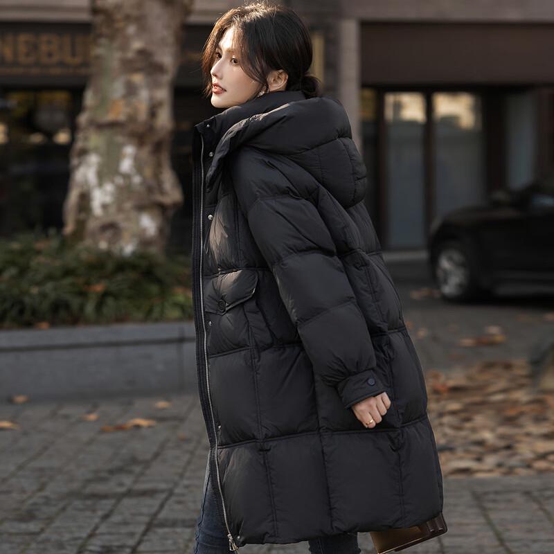 Mocana Women's Elegant Long-Sleeve Down Jacket