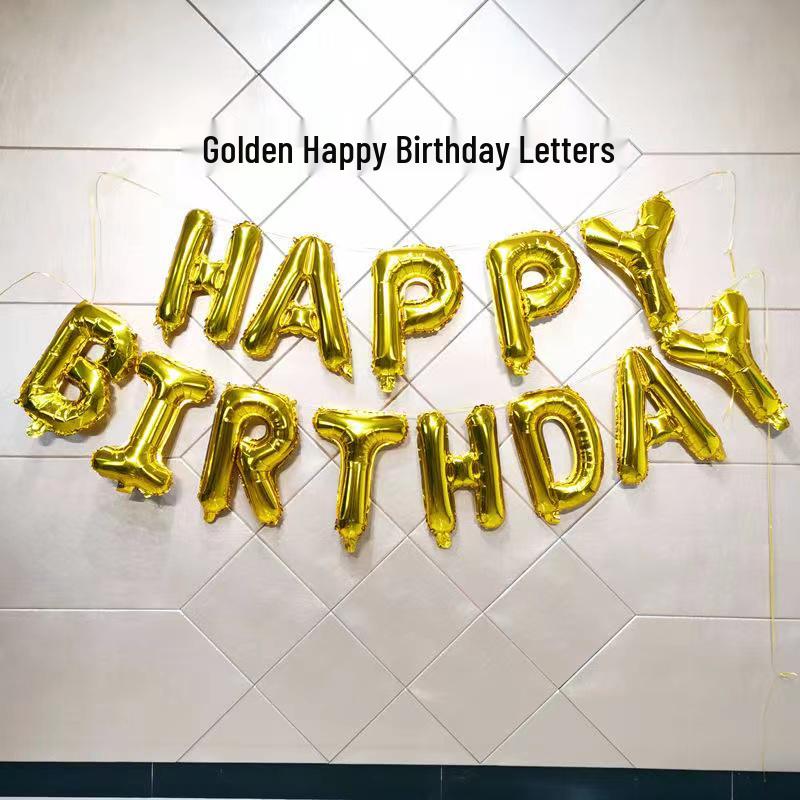 Happy Birthday Balloon & Banner Party Decoration Set