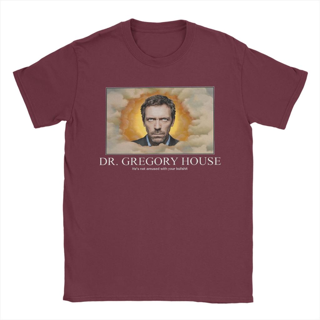 Dr Gregory House Vintage 2000s TV Show Doctor TShirt Beach  Cotton T Shirts For Adult Harajuku Print Tee Shirt  Clothing