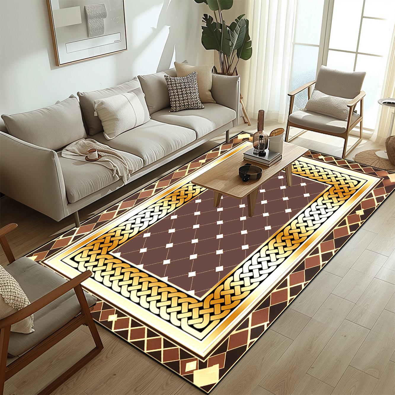 

Роскошный стиль европейский татами коврик великолепный домашний декор нескользящий ковер 200x300 см большой размер впитывающий ковер настраиваемый мягкий Tapete 60x90cm door mat