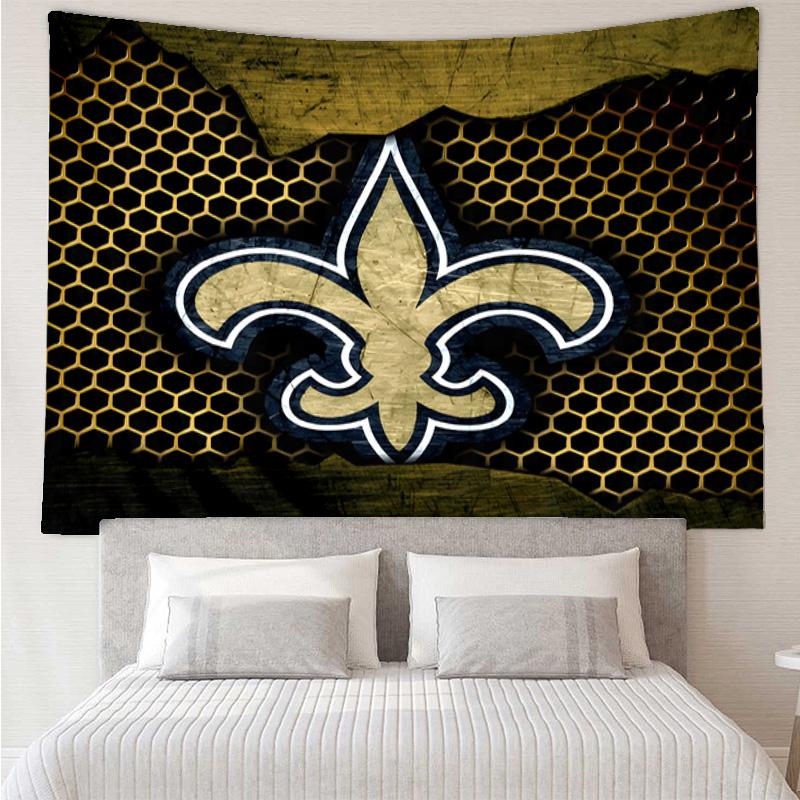 Who Dat Nation Football Quick-Dry Tapestry Hanging for Bedroom,Livingroom, Playroom,Decor Art Room Wall Tapestry Holiday and Birthday Gifts