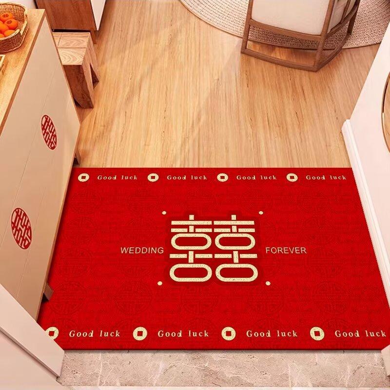 Wedding Bathroom Door Absorbent Mat Toilet Household Quick-drying Carpet Toilet Diatomaceous Mud Non-slip Cushion