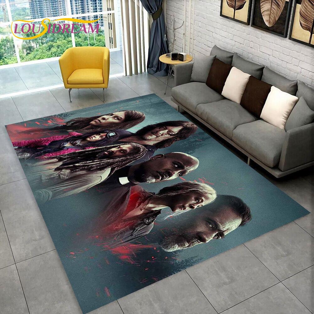 The Walking Dead Horror Area Rug Large,Carpet Rug for Living Room Bedroom Sofa Doormat Decoration,Kids Play Non-slip Floor Mat