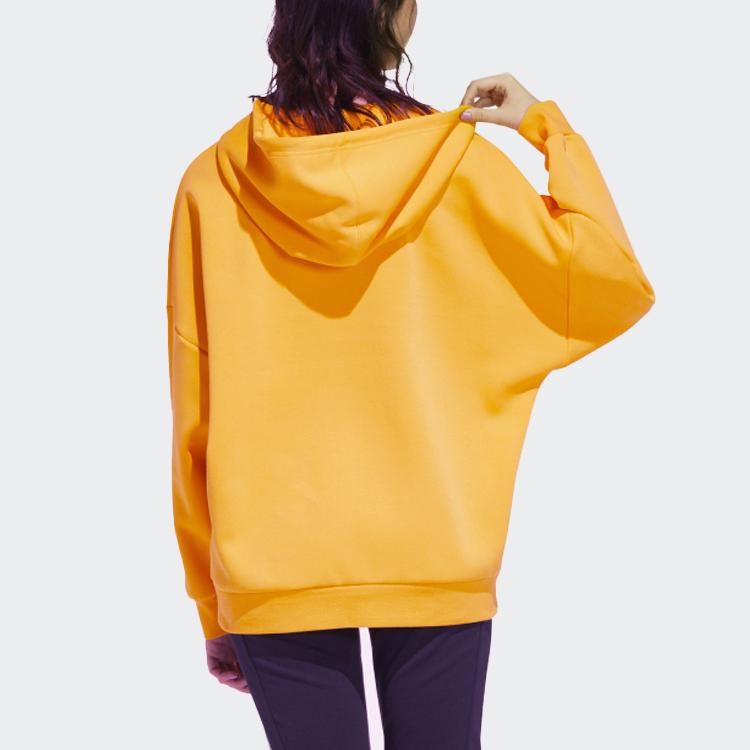 Adidas Neo X Gudetama Print Hoodie Sweatshirt Women Tops Yellow GU8167