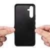 DENIOR For Samsung Galaxy A55 5G Case Card Slot Leather Coated TPU Phone Cover