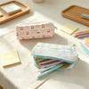 Cherry Bow Pen Pouch Large Capacity Cosmetic Pouch Cute Clutch Bags  School Stationery