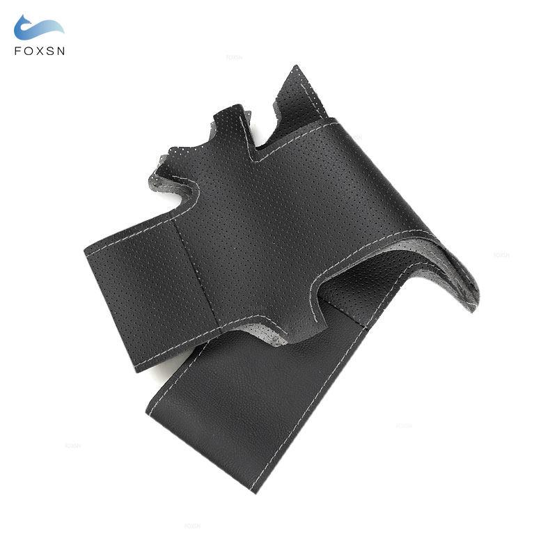 For Hyundai Veracruz ix55 Vera Cruz 2007 2008 2009 2010 2011 2012 Car Accessories Microfiber Leather Steering Wheel Cover Trim