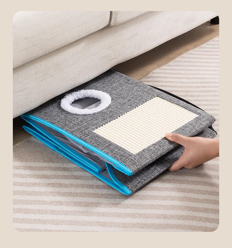 Double-Layer All-Season Enclosed Cat Bed - Warm Winter Sleeping House